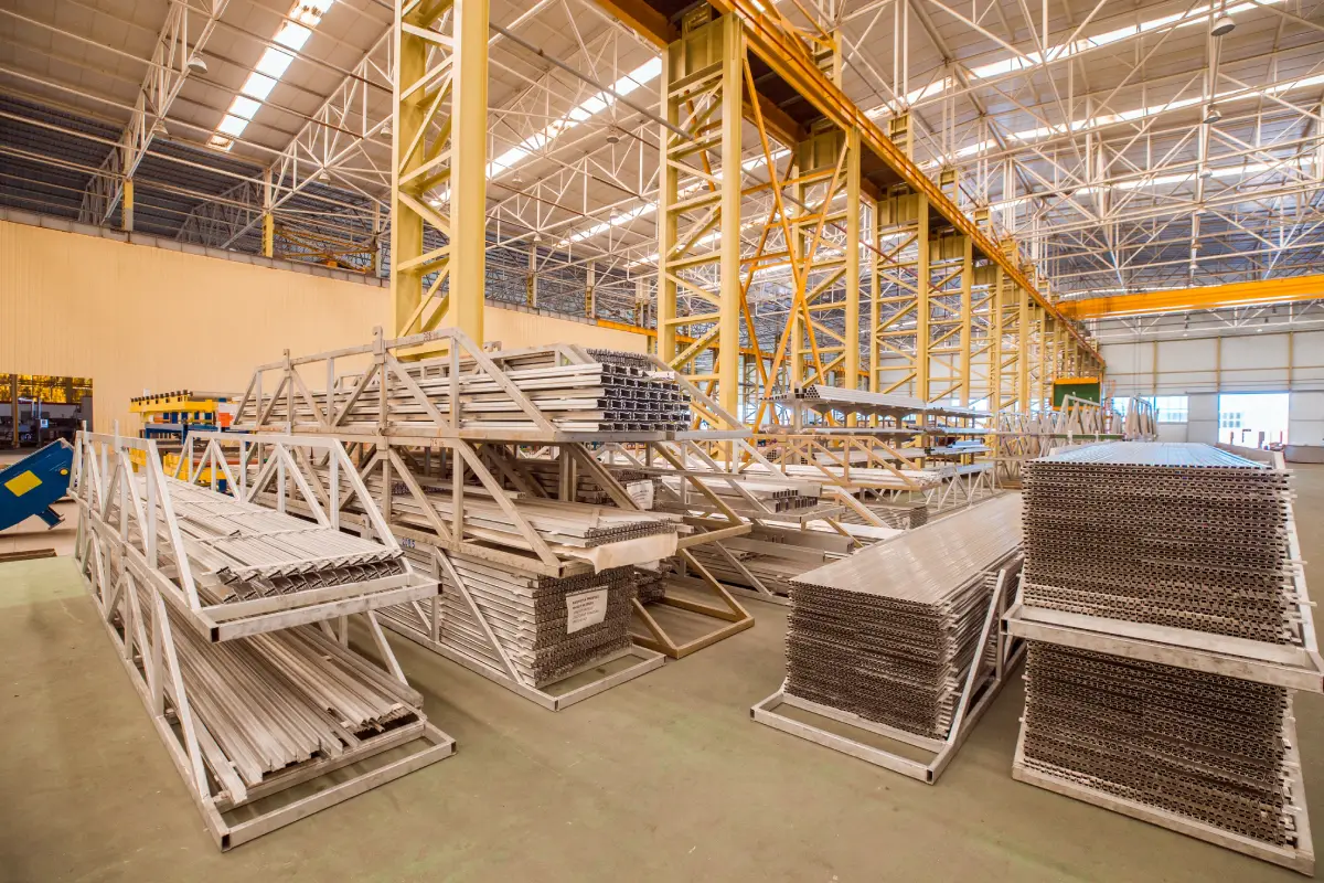 Construção com container modular