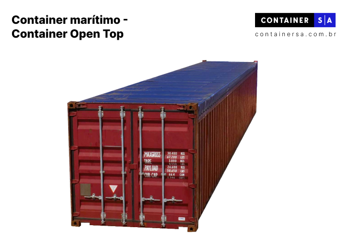 Container marítimo Open Top - Container SA
