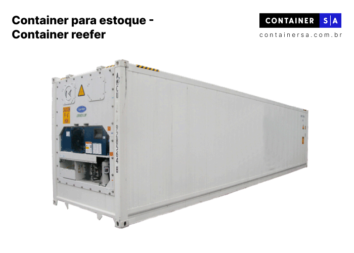 Container para estoque container reefer - Container SA