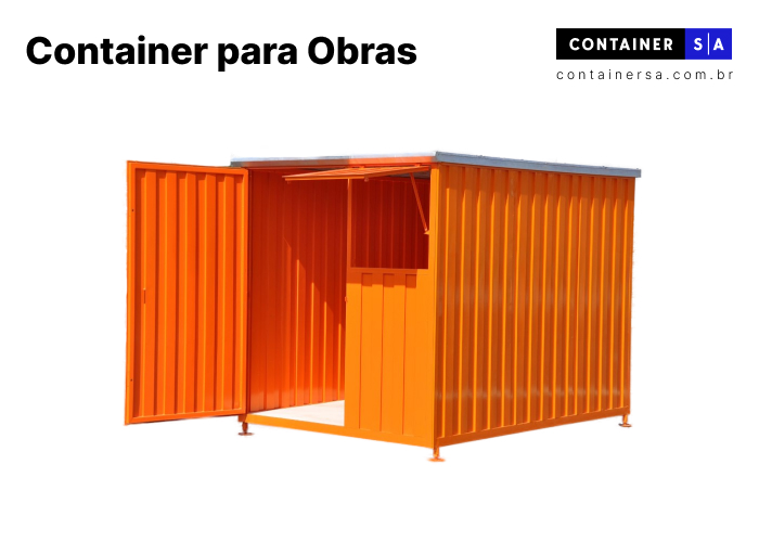 Container para obras com o melhor preço - Container S/A
