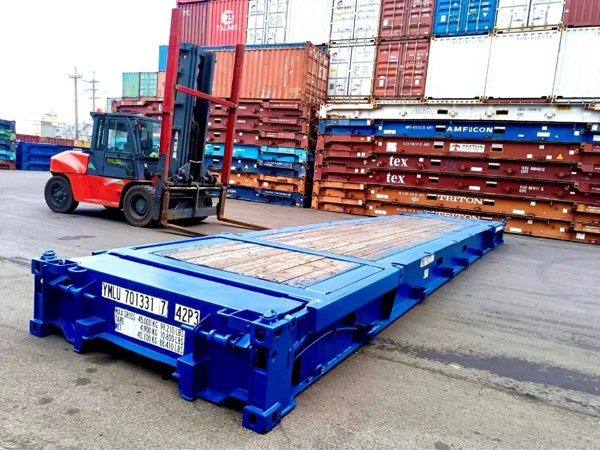 Principais usos do container flat rack - Container S/A